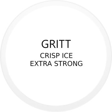 GRITT CRISP ICE EXTRA STRONG NIKOTINPOSER