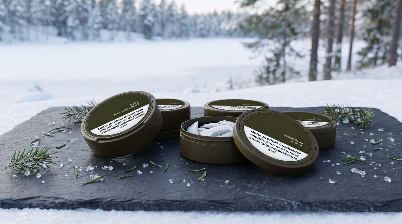 Tobaksfri nikotinposer i dåser