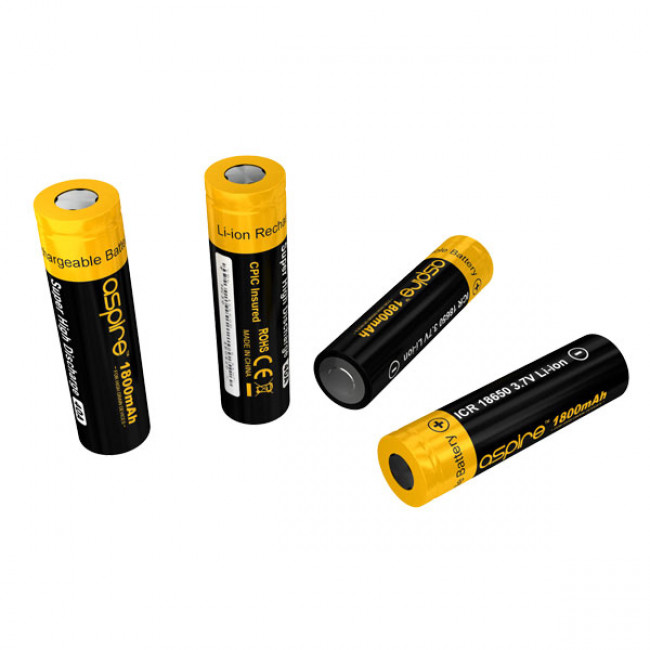 Aspire 18650 40A Batteri - 1800 mAh → Mod-batterier til lavpris her!