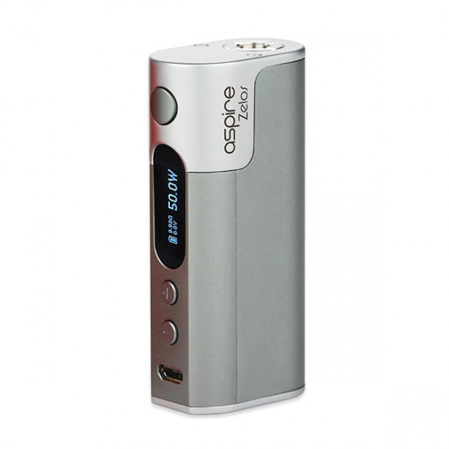 ASPIRE ZELOS 50W TC MOD - Inklusiv batteri → Køb direkte her!