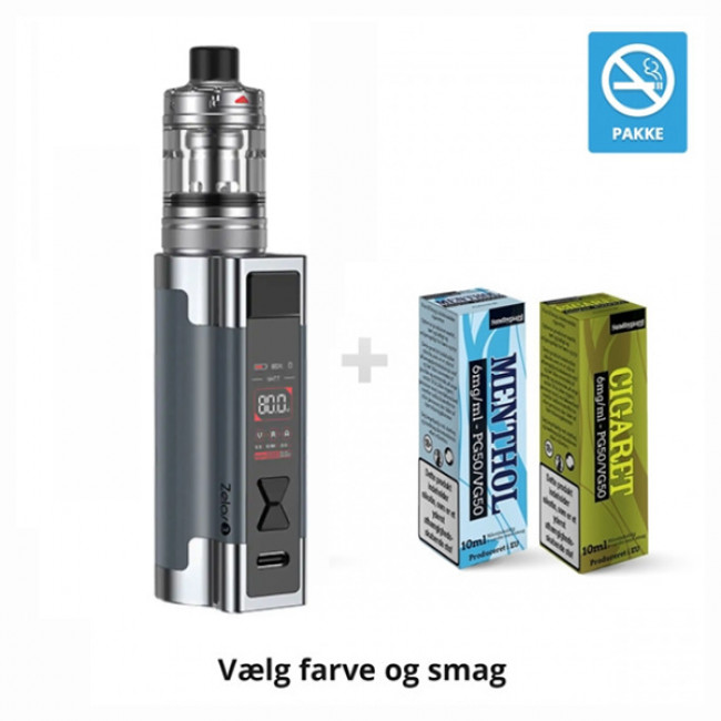 Stor Aspire/sundbygaard pakke | Komplet e-cigaret sæt | Din eCigaret