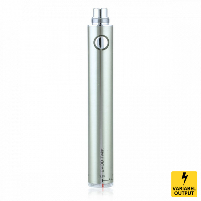 Evod Twist 1300 mAh - Variabelt Batteri til E Cigaret → Køb det her!