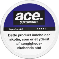 ACE LIQUORICE MINT SUPERWHITE NIKOTINPOSER