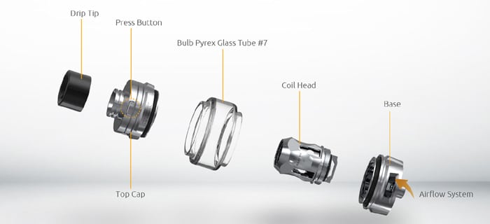 TFV8 V2 BABY TANK OG COILS