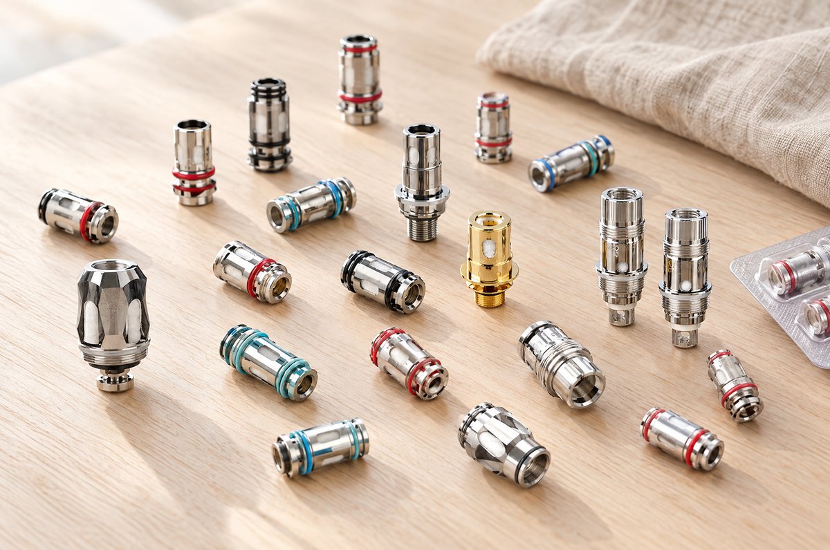 Udvalg af coils til e-cigaret