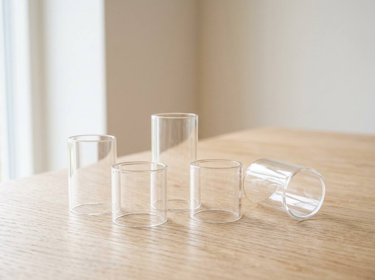 Pyrex glas — reserveglas i borosilikat til e-cigaret tank