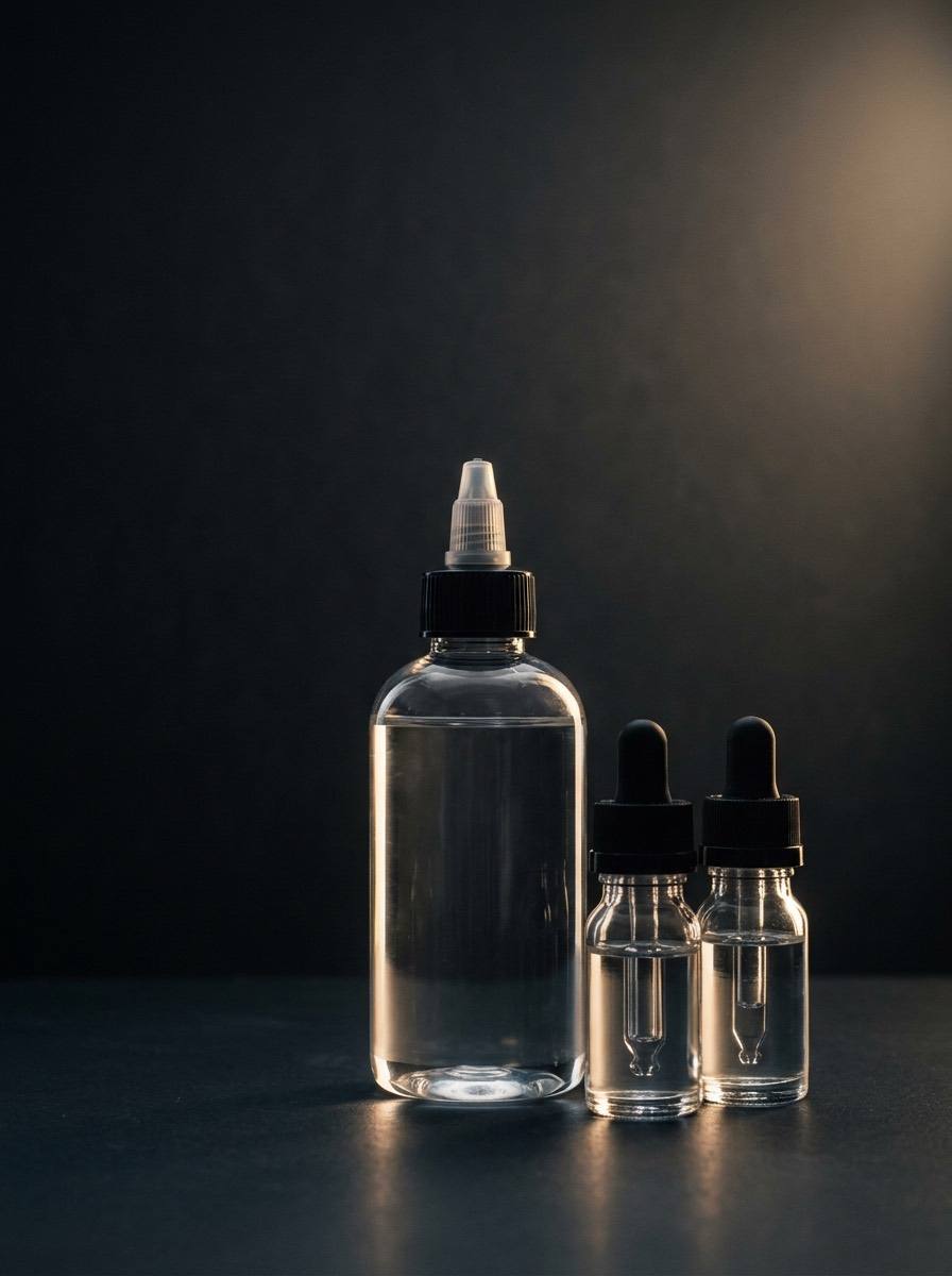 Nikotinbase og mix kits til bland selv e-væske hos Din eCigaret